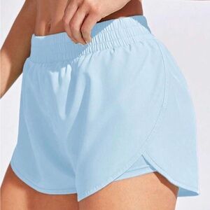 Small light blue SHEIN athletic shorts